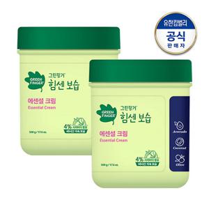 [무료배송] 그린핑거 힘센보습 에센셜 크림 500g x 2