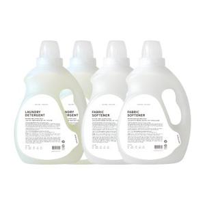 [에브리케어][2+2]대용량 유아세제 2ea+섬유유연제 2ea 2100ml 아기세제