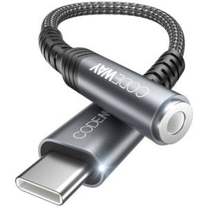 코드웨이 USB C타입 to 3.5 이어폰 젠더 삼성 이어폰잭