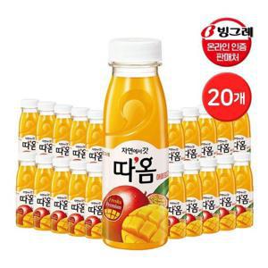 갤러리아_빙그레 자연에서 갓 따옴 애플망고주스 235ml 20개