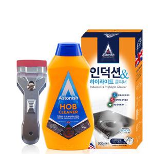 아스토니쉬 인덕션&하이라이트 전용 클리너 500ml + 스크래퍼