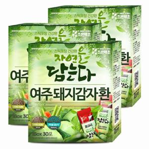 [조은약초] 여주 돼지감자 환 스틱 30포 x 3g x 3박스 (총 180g)