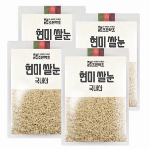 조은약초 프리미엄 국내산 현미 쌀눈 원형 1kg x 4팩  (총 4kg)