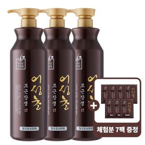 모근장생 어성초 샴푸 1000ml X 3개 대용량 탈모 두피 케어 각질 약산성 비듬 천연