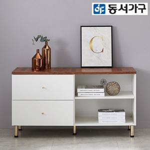 동서가구NEW코펜 멀바우 서랍형 높은 거실장 1200 DF642226