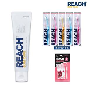 리치 검케어 잇몸 전문 치약 140g x1개 +센서티브 소프트 칫솔 x5개 + 치간칫솔 10입(MICRO TIGHT) x1개