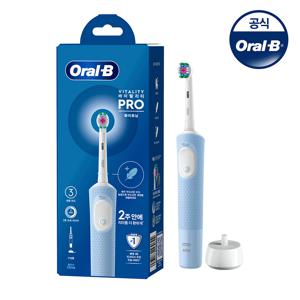 [Oral-B]  전동칫솔 바이탈리티 프로 D103 NEW 라이트 블루