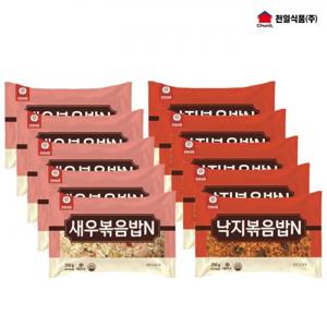 [무료배송] 천일식품 새우볶음밥 250g x 5봉 + 낙지볶음밥 250g x 5봉