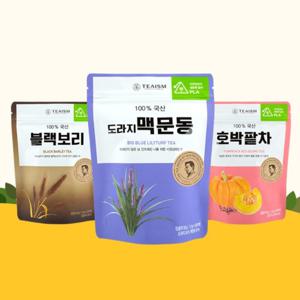 쌍계명차 파우치 20티백 호박팥차/도라지맥문동/블랙보리 1+1