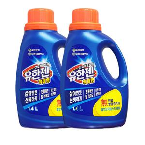 유한젠 산소계표백제 액체형 1.4L x 2개