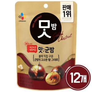 CJ 맛군밤 60g x 12개 / 간식 약밤 군밤