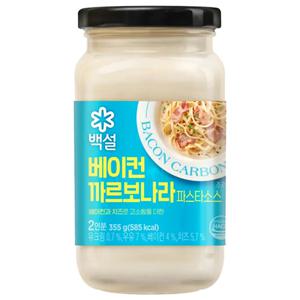 백설 베이컨 까르보나라 파스타소스 355g x 1개