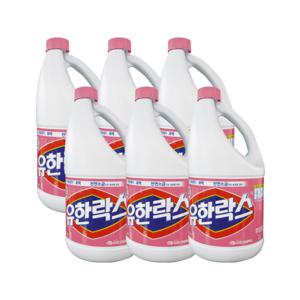 유한락스 후로랄 2L 6개 /락스 표백제 소독제 살균제