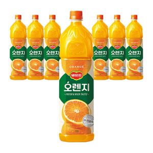 델몬트 100% 오렌지 1.5L 6펫