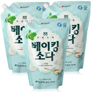 퐁퐁 베이킹소다1200ml x 3개 주방세제 트리오