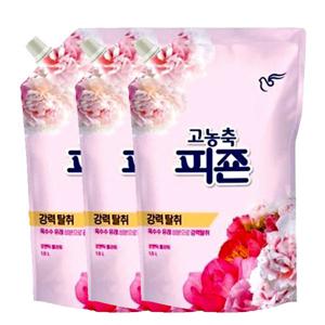 피죤 고농축 섬유유연제 로맨틱플라워1.6L x3개(리필)