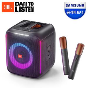 삼성공식파트너 JBL PARTYBOX ENCORE 파티박스 앙코르 블루투스 스피커 노래방 마이크 2개 포함