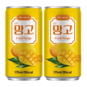 학교간식 60캔(30캔x2박스) 다인 망고 175ml 망고주스 망고쥬스 망고쥬스캔 망고캔음료수 사무실  아이간식