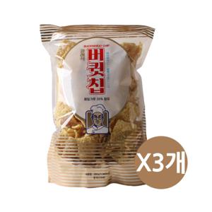 클래식 버큇칩 280g x3개 / 메밀과자