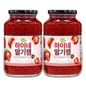 하이네 딸기잼 1kg+1kg /국내산/안전포장