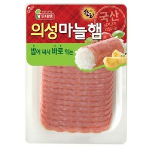 롯데햄 의성마늘햄 슬라이스 60g