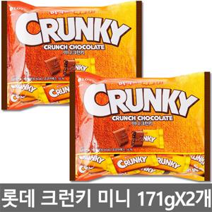 롯데 크런키 미니 171gX2개