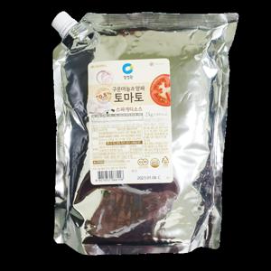 청정원 청정원 구운마늘과 양파 토마토 스파게티소스2kg 청정원 토마토 스파게티 소스 2kg