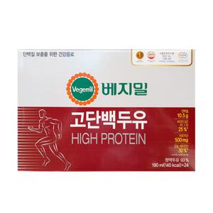 정식품 베지밀 고단백두유 (190ml x24입)