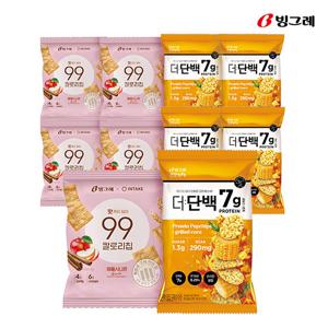 빙그레 99칼로리칩 애플시나몬 5개입 + 팝칩 군옥수수 5개입