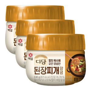 [CJ] 다담된장찌개양념530g3입