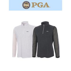 [매장동일] PGA 24S/S 신상 도트 냉감 여성 티셔츠 PGWTS42305