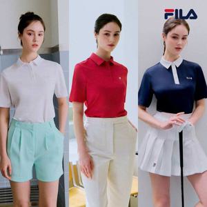 [휠라]FILA() 여성 24SS 반팔 카라티 3종