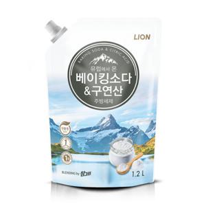 [참그린]베이킹소다&구연산 담은 주방세제(리필) 1200ml