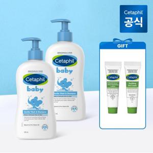 세타필 베이비 워시 앤 샴푸 400ml 2개