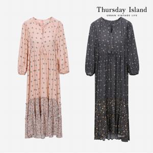 [Thursday Island] 페턴 믹스 루즈 원피스(T222MOP139W)