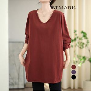 ATMARK (88까지)루즈라운딩롱슬리브티셔츠_AA46TS015G