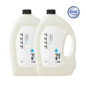 크리오 생활물가 세탁세제 일반드럼겸용 3L x2개