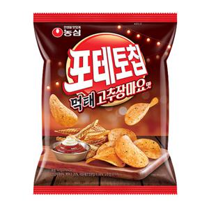 농심 포테토칩 먹태고추장마요맛 50g 8봉