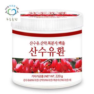 푸른들판 산수유환 220g 1통 산약 복분자 삽주뿌리 백출 함유