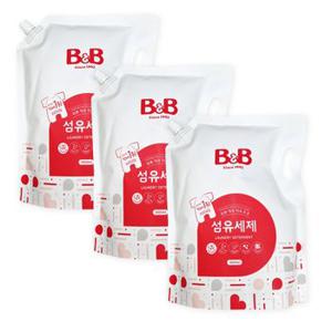 비앤비 섬유세제 캡리필 1800ml X 3개