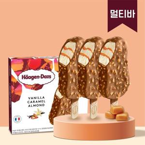 하겐다즈 바닐라 캐러멜 아몬드 (멀티바) 80ml x 3