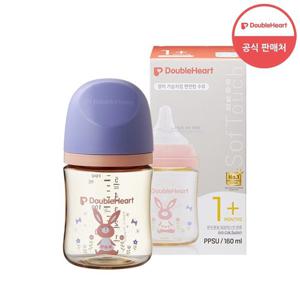 [더블하트] 모유실감 3세대 PPSU 놀러올래빗 160ml (젖꼭지S)