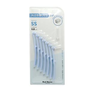 덴탈 치간칫솔 L형 7P 0.8mm (SS) 치석제거 구취예방