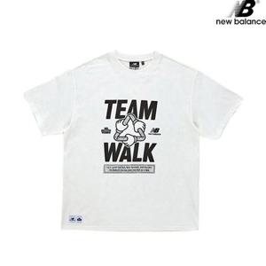 [뉴발란스]NBNEB2L243-WH NB X MBW II Teamwalk 반 남녀공용 반팔티 티셔츠