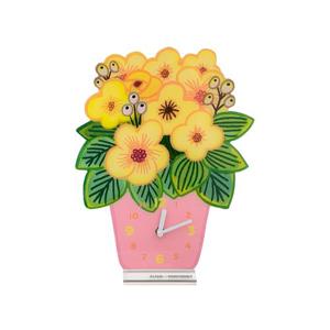 [모양시계] YELLOW VASE / 굴리굴리