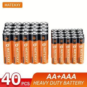 TEMU MATEKXY 1.5V 탄소 아연 배터리 일회용 건전지