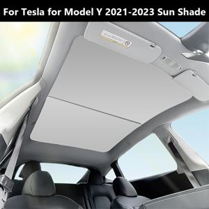 TEMU Tesla Model Y 차양 지붕, 개폐식 유리 지붕 차양 단열 블록 모델 Y 2021 2022 2023 용 유해 자외선