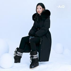 [미리주문10%] 더엣지 24FW 폭스퍼 야상 롱 구스다운 코트