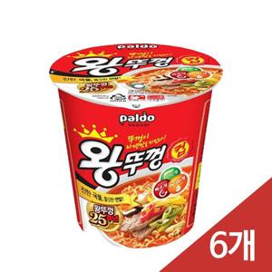 팔도 왕뚜껑 소컵 65g 6개