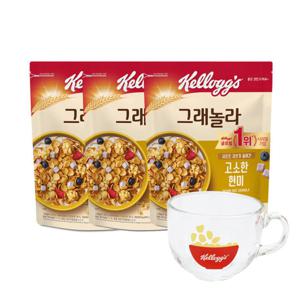 큐브 현미그래놀라 500g 3개  +증정